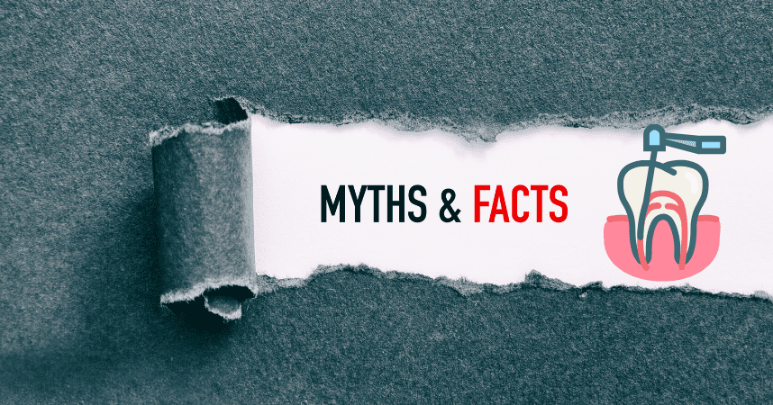 Dental Krafts logo on a banner, emphasizing dental services and root canal treatment.