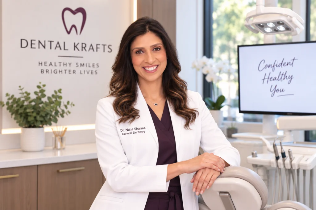 Dr. Neha Sharma, DDS, of Dental Krafts in Sacramento